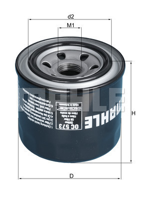 Filtru ulei WG1217196 WILMINK GROUP
