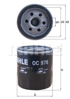 Filtru ulei WG1217246 WILMINK GROUP