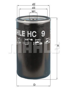 Filtru hidraulic, cutie de viteze automata WG1214710 WILMINK GROUP