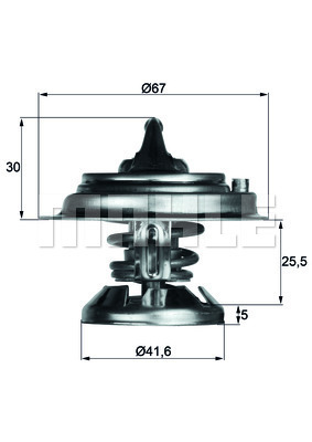 Termostat,lichid racire WG1262731 WILMINK GROUP
