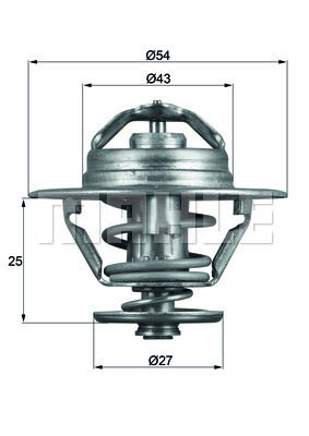 Termostat,lichid racire WG1218016 WILMINK GROUP