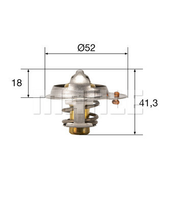 Termostat,lichid racire WG1264900 WILMINK GROUP