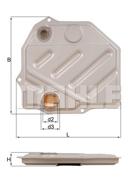 Filtru hidraulic, cutie de viteze automata WG1214721 WILMINK GROUP