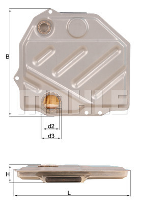 Filtru hidraulic, cutie de viteze automata WG1214725 WILMINK GROUP