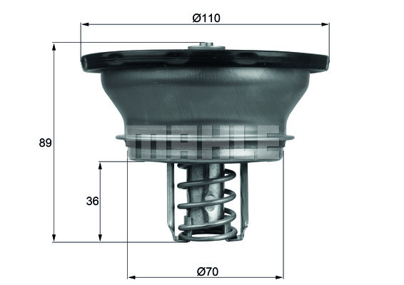 Termostat,lichid racire WG1217547 WILMINK GROUP