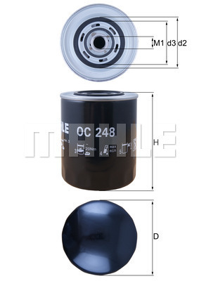 Filtru ulei WG1217082 WILMINK GROUP