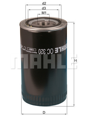 Filtru ulei WG1217126 WILMINK GROUP