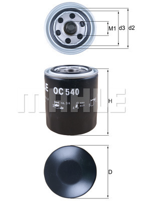 Filtru ulei WG1217190 WILMINK GROUP