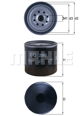 Filtru ulei WG1217116 WILMINK GROUP