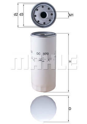 Filtru ulei WG1379114 WILMINK GROUP