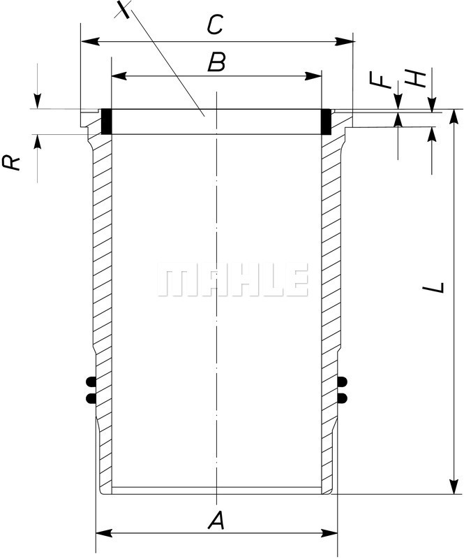 Camasa cilindru WG1104605 WILMINK GROUP
