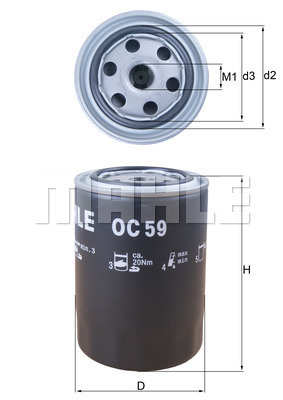 Filtru ulei WG1217202 WILMINK GROUP
