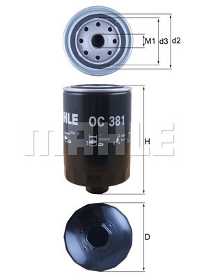 Filtru ulei WG1217137 WILMINK GROUP