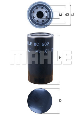 Filtru ulei WG1217176 WILMINK GROUP