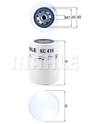 Filtru combustibil WG1214829 WILMINK GROUP