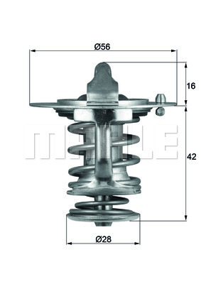 Termostat,lichid racire WG1789703 WILMINK GROUP