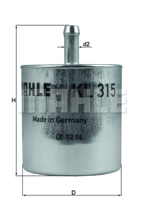 Filtru combustibil WG1426310 WILMINK GROUP