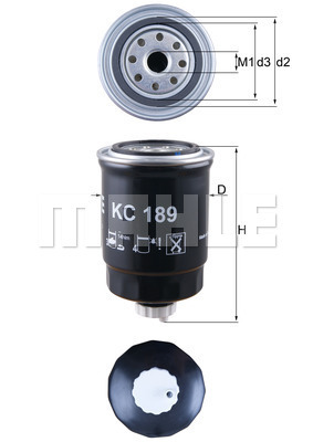 Filtru combustibil WG1214770 WILMINK GROUP