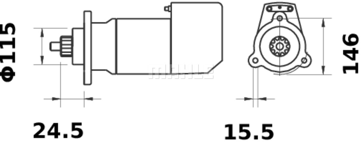 Starter WG2045227 WILMINK GROUP