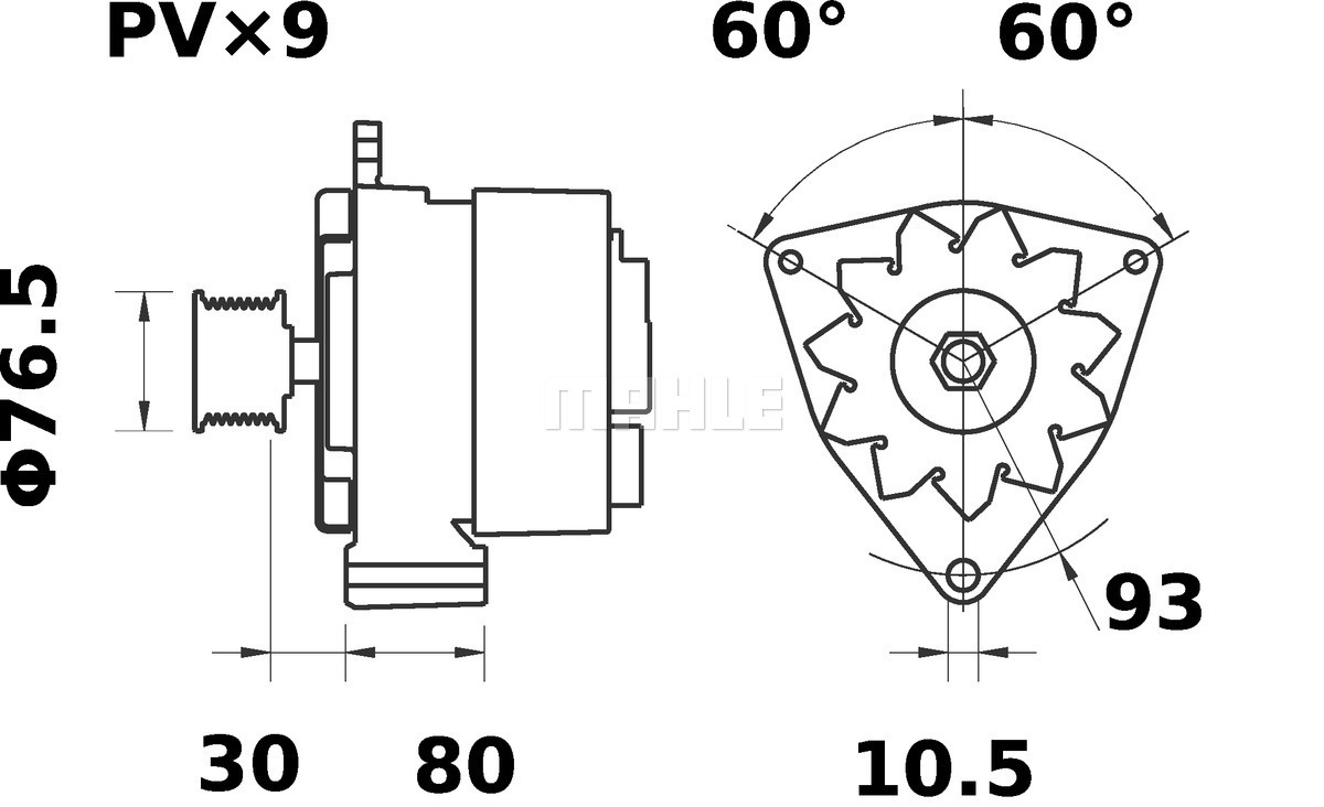 Generator / Alternator WG2043796 WILMINK GROUP