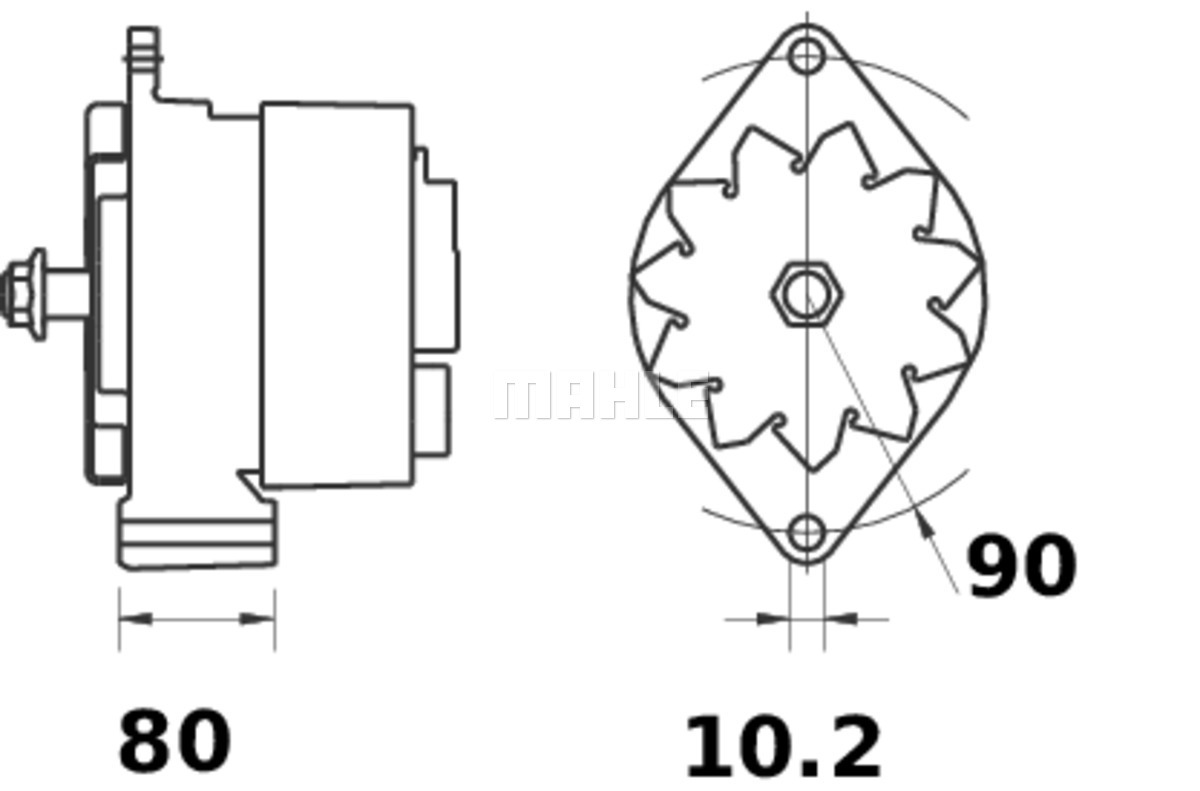 Generator / Alternator WG2043454 WILMINK GROUP