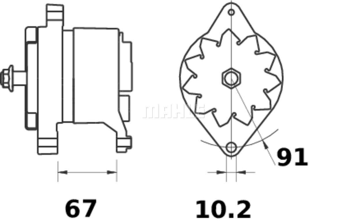 Generator / Alternator WG2043455 WILMINK GROUP