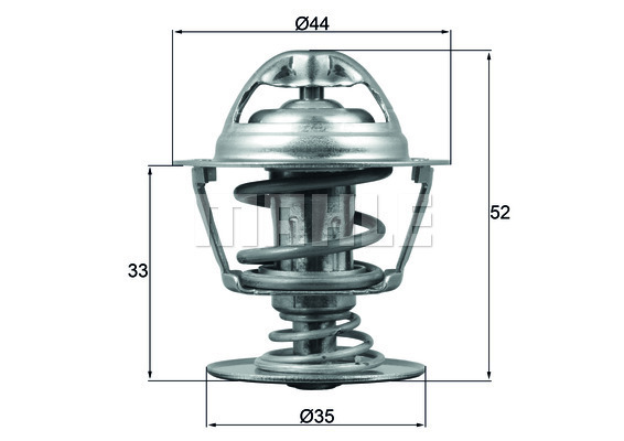 Termostat,lichid racire WG1426534 WILMINK GROUP
