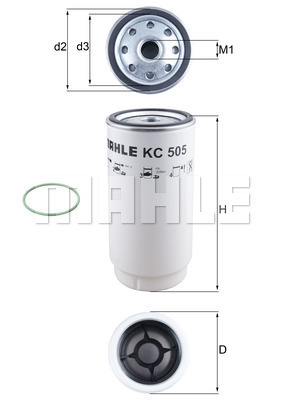 Filtru combustibil WG2259913 WILMINK GROUP