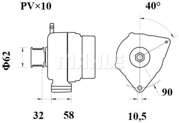 Generator / Alternator WG2044038 WILMINK GROUP