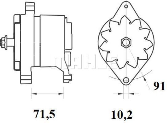 Generator / Alternator WG2044020 WILMINK GROUP