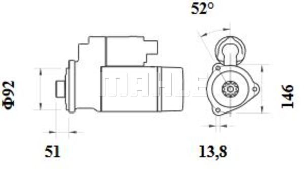 Starter WG2045428 WILMINK GROUP