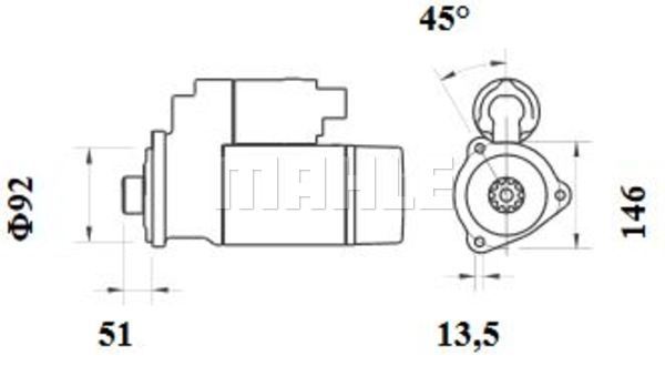 Starter WG2045429 WILMINK GROUP