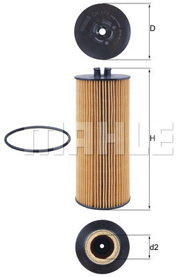 Filtru ulei WG1217315 WILMINK GROUP