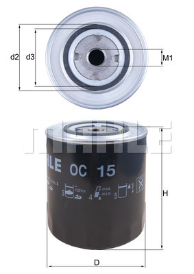 Filtru ulei WG1217043 WILMINK GROUP