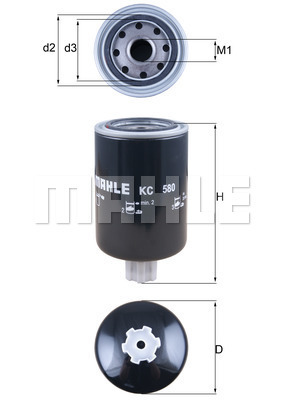 Filtru combustibil WG1916588 WILMINK GROUP