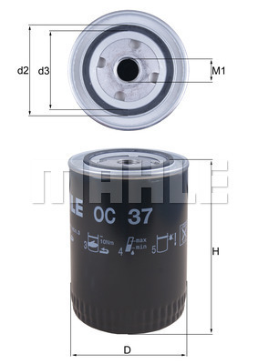 Filtru ulei WG1217134 WILMINK GROUP
