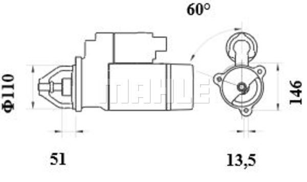 Starter WG2044864 WILMINK GROUP