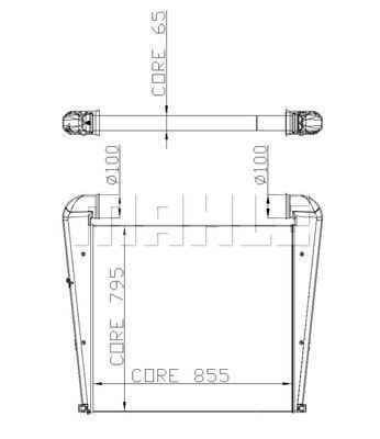 Intercooler, compresor WG2371080 WILMINK GROUP