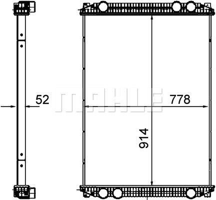 Radiator, racire motor WG2182479 WILMINK GROUP