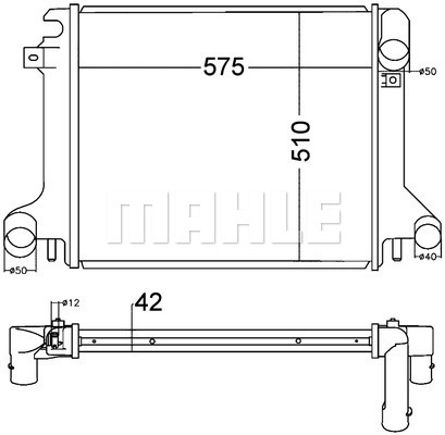 Radiator, racire motor WG2182459 WILMINK GROUP