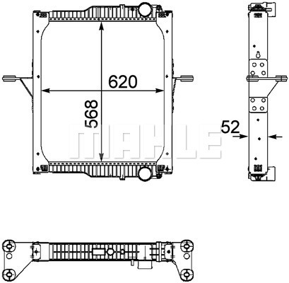 Radiator, racire motor WG2184032 WILMINK GROUP