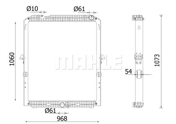 Radiator, racire motor WG2183181 WILMINK GROUP