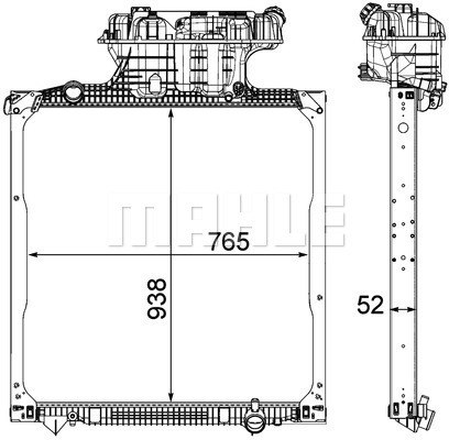 Radiator, racire motor WG2182257 WILMINK GROUP