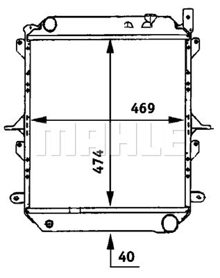 Radiator, racire motor WG2183938 WILMINK GROUP