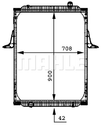 Radiator, racire motor WG2183908 WILMINK GROUP