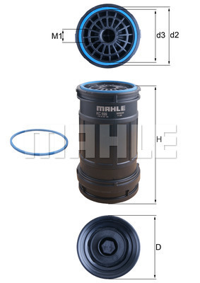Filtru combustibil WG2325938 WILMINK GROUP