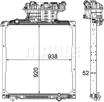 Radiator, racire motor WG2182260 WILMINK GROUP