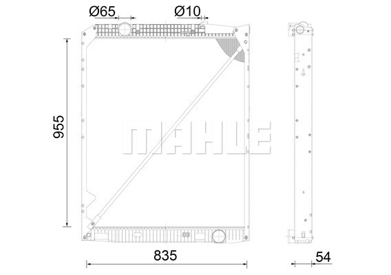 Radiator, racire motor WG2183879 WILMINK GROUP