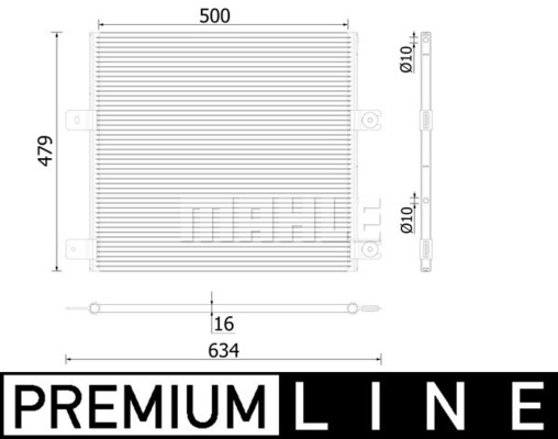 Condensator, climatizare WG2369202 WILMINK GROUP