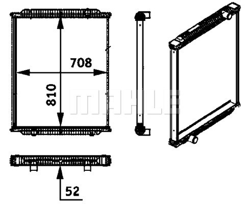 Radiator, racire motor WG2183940 WILMINK GROUP